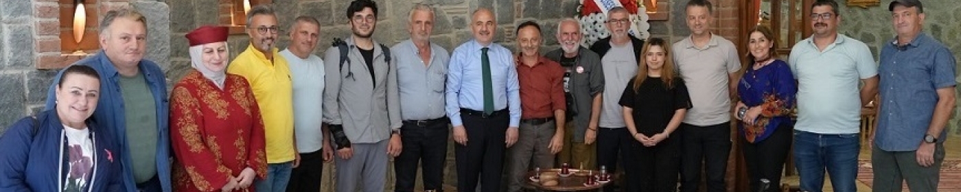 BAŞKAN RAHMİ METİN, BASIN MENSUPLARIYLA BİR ARAYA GELDİ